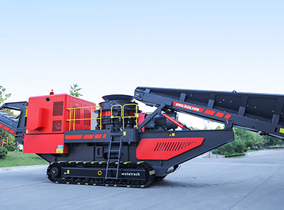 Crawler type mobile impact crusher