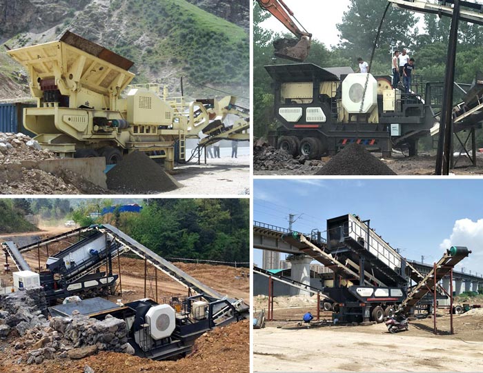 wheel mobile jaw crusher